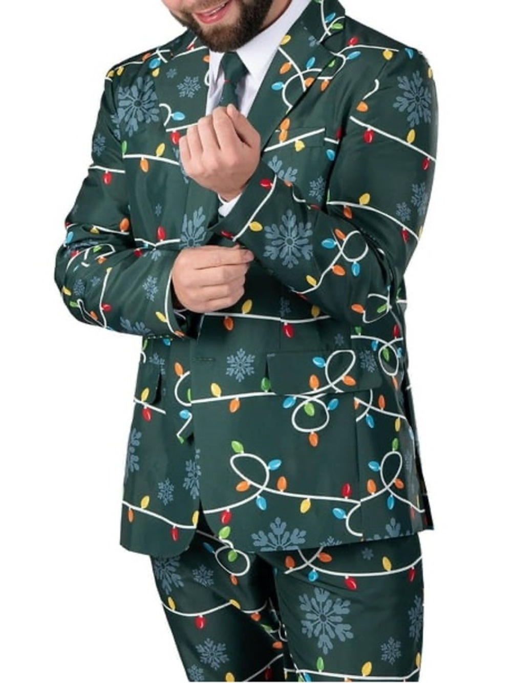 DEC 25th Life of the Party Men’s Christmas Blazer & Pants Suit Size S